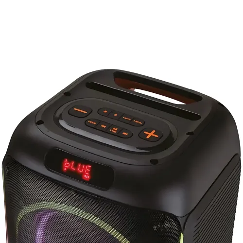 Портативная акустическая колонка ZXX-5502 800 Вт, Bluetooth колонка с беспроводным микрофоном, LED подсветка, TWS, FM, караоке - фото 4