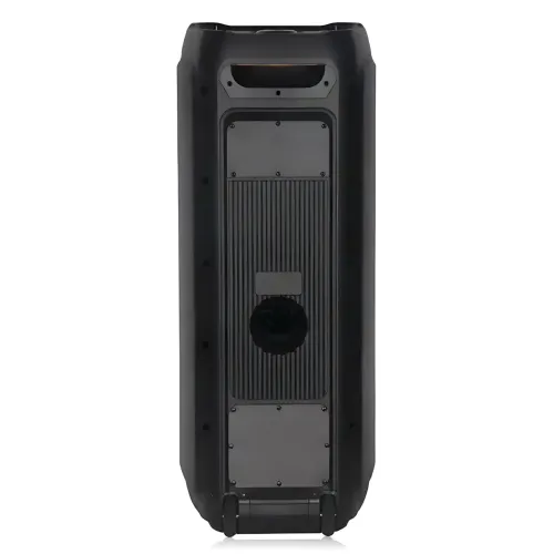 Акустическая колонка ZXX-5590 100 Вт, портативная караоке система с двумя микрофонами, Bluetooth, TWS, FM, подсветкой, на колесах - фото 4