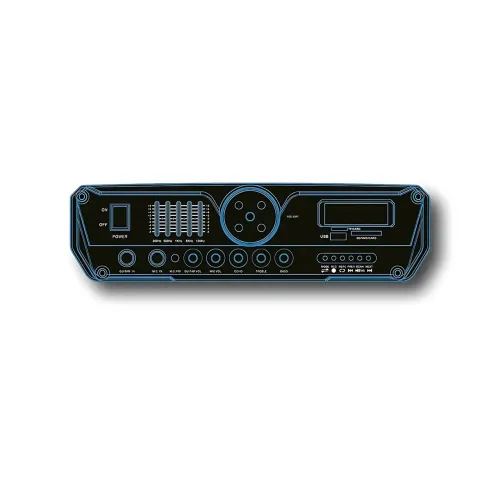 Акустическая колонка ZXX-7272 600 Вт, портативная караоке система 15, Bluetooth, TWS, FM, LED, микрофон, эквалайзер, на колесиках - фото 4