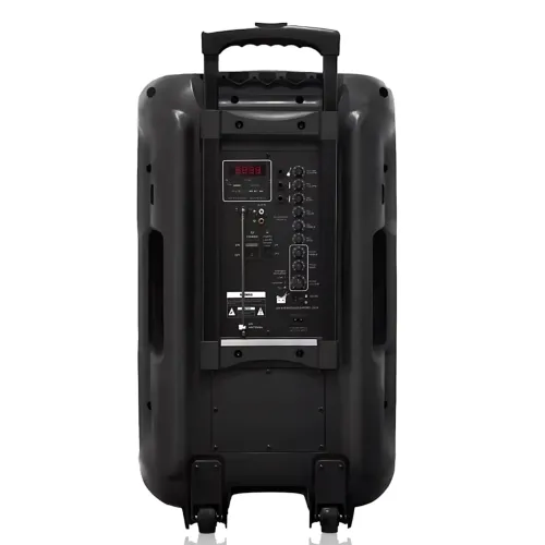 Портативная акустическая колонка ZXX-7878 90Вт, 15, Bluetooth, TWS, Караоке, 2 радиомикрофона, FM, RGB-подсветка, 5000mAh - фото 6