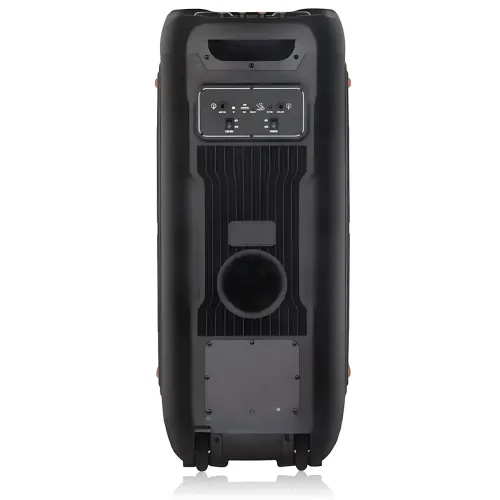 Портативная акустическая колонка ZXX-5530 80Вт, 2x8, Bluetooth, TWS, Караоке, 2 радиомикрофона, FM, LED-подсветка, 7000mAh - фото 6
