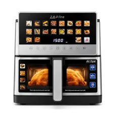 Аерофритюрниця Zepline ZP-00345, 2200 Вт, 13 л, мультипіч аерогриль з антипригарною чашею, 20 програм