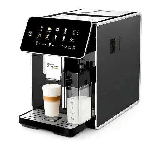 Автоматическая зерновая кофемашина Zepline ZP-6808 1500Вт 20Bar с сенсорным экраном, автоматическим капучинатором и кофемолкой - фото 2