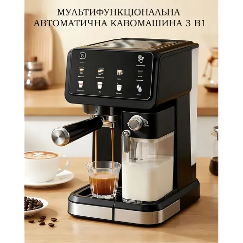 Мультифункциональная автоматическая кофемашина 3в1 Zepline ZP-6806 (3000 Вт, 20 Бар, 2 л) Сенсорная кофеварка рожковая капсульная - фото 8